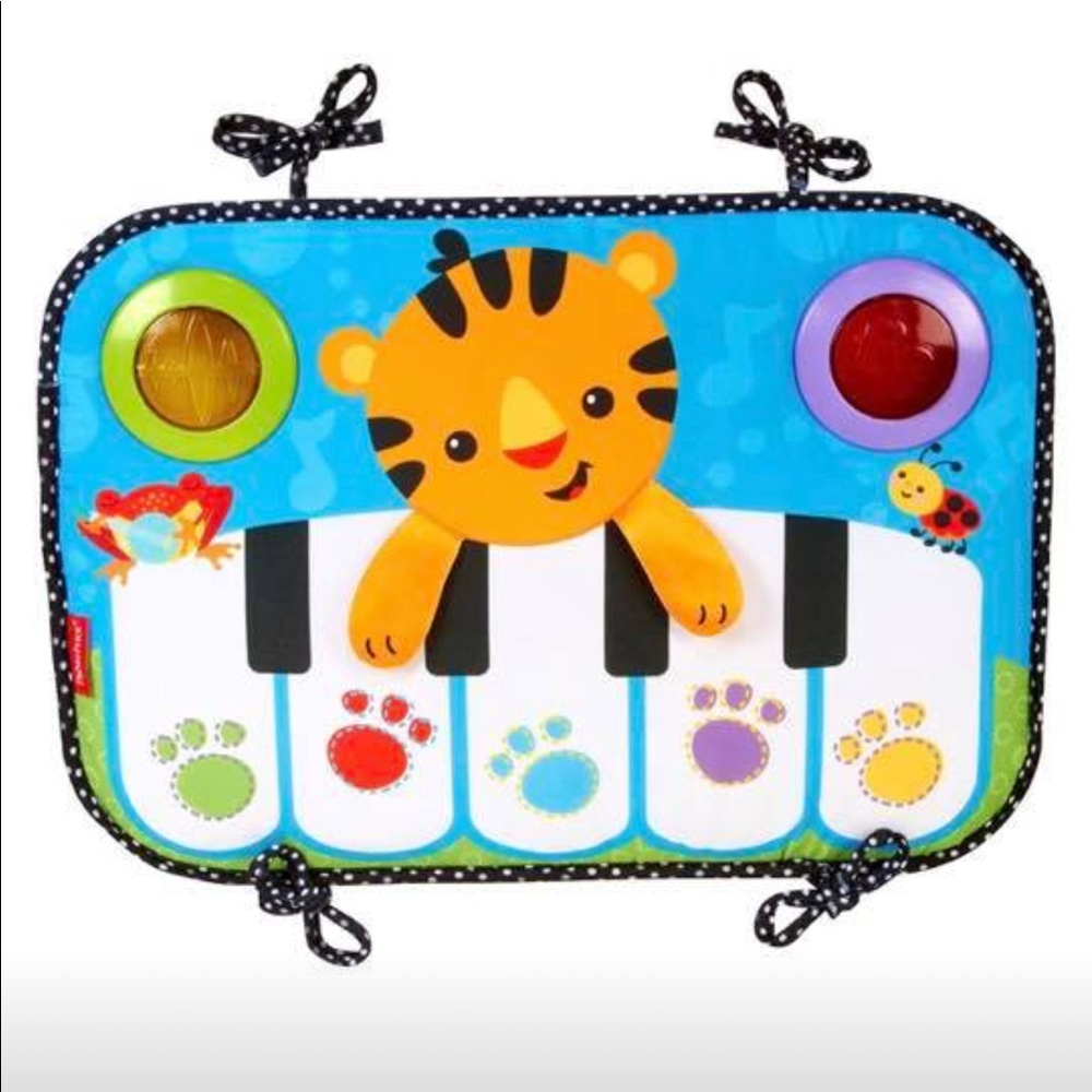 Crib piano toy